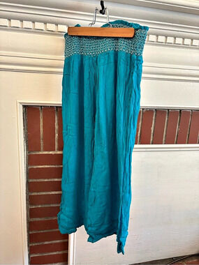 Gypsy Blu Wide Leg Beach Pants Size XL